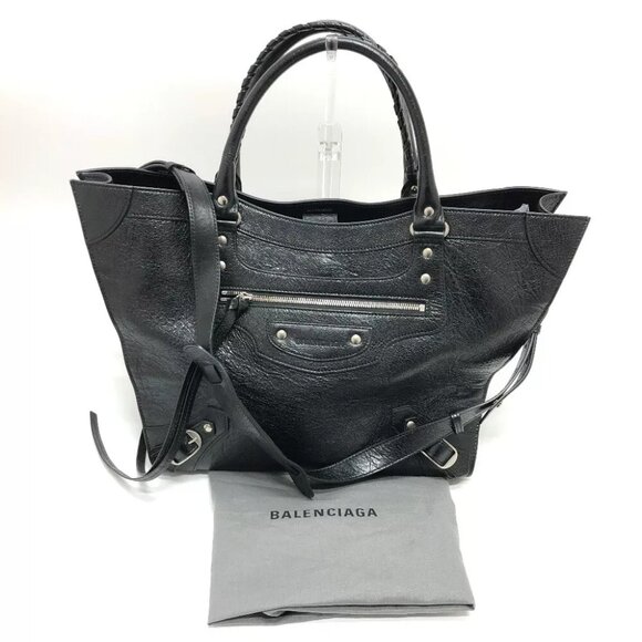 BALENCIAGA 702499 Neo classic Medium 2WAY Shoulder Crossbody Tote Bag - Picture 1 of 12